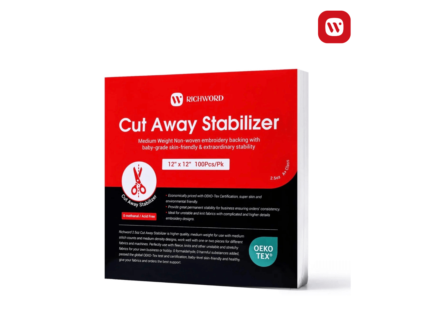 Inserție Cut Away pentru Brodat 31x31cm – Set 100 Bucăți Inserție Cut Away pentru Brodat 31x31cm – Set 100 Bucăți