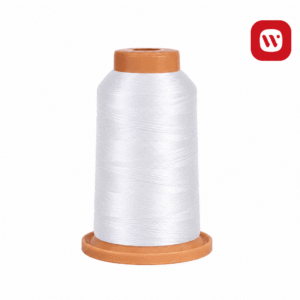 Ață de brodat Polyester Premium RICHWORD 800m –401 (ALB)